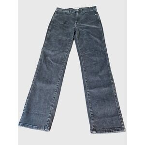 Madewell Stovepipe Jeans Womens 27 Black New High Rise Straight Leg Denim